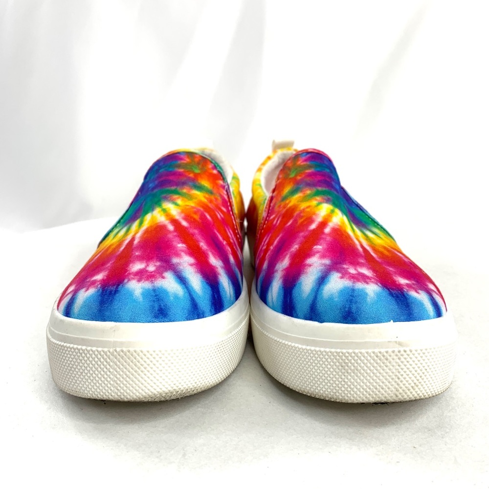 Skechers Poppy Hippy Hype Women Size 9.5 Rainbow Tie Dye Canvas Sneaker Shoe - Picture 3 of 8